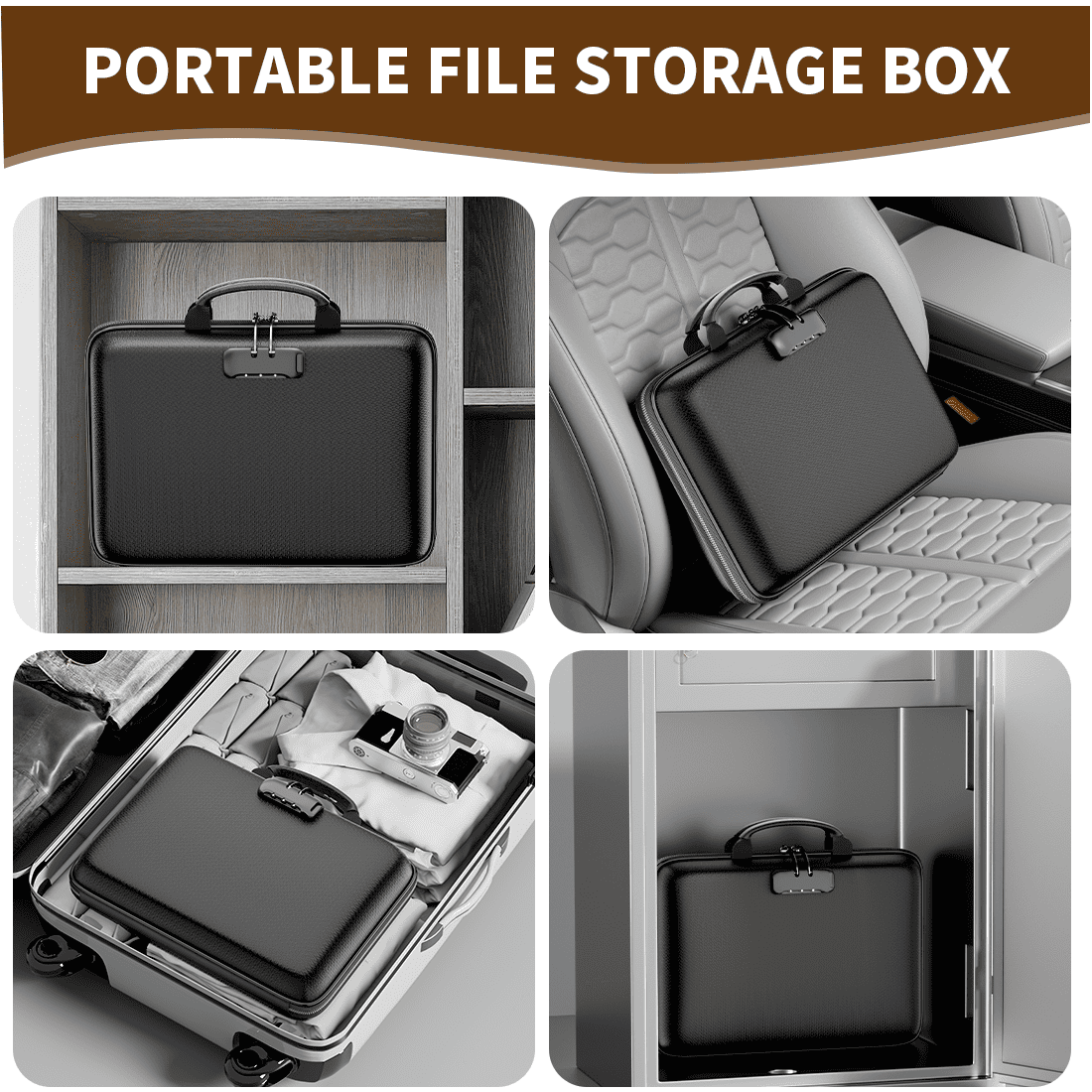 Multifunctional 12-page Hard EVA Color Accordion Folder