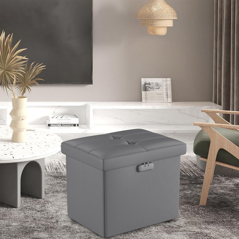M Size Fireproof Storage Ottoman