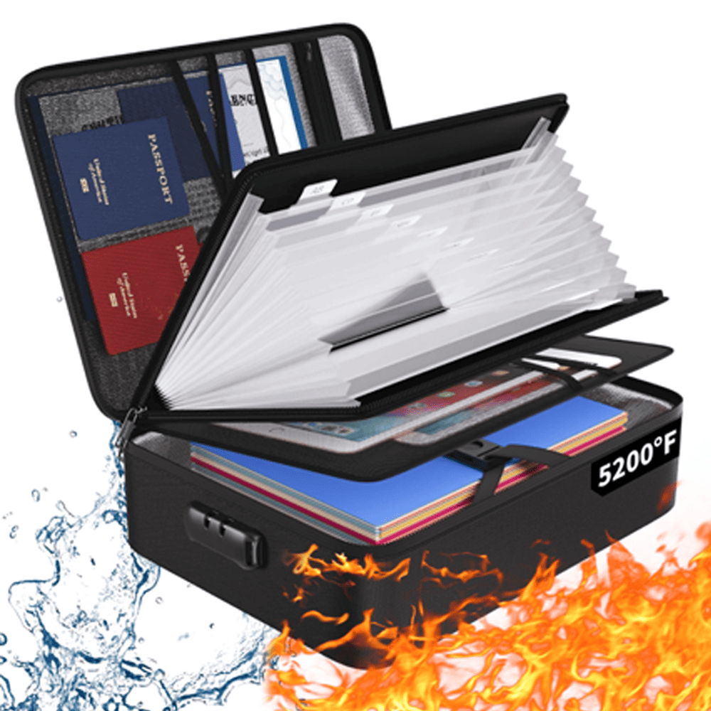 File Organizer Bag with 13 Pocket Accordion File Folder