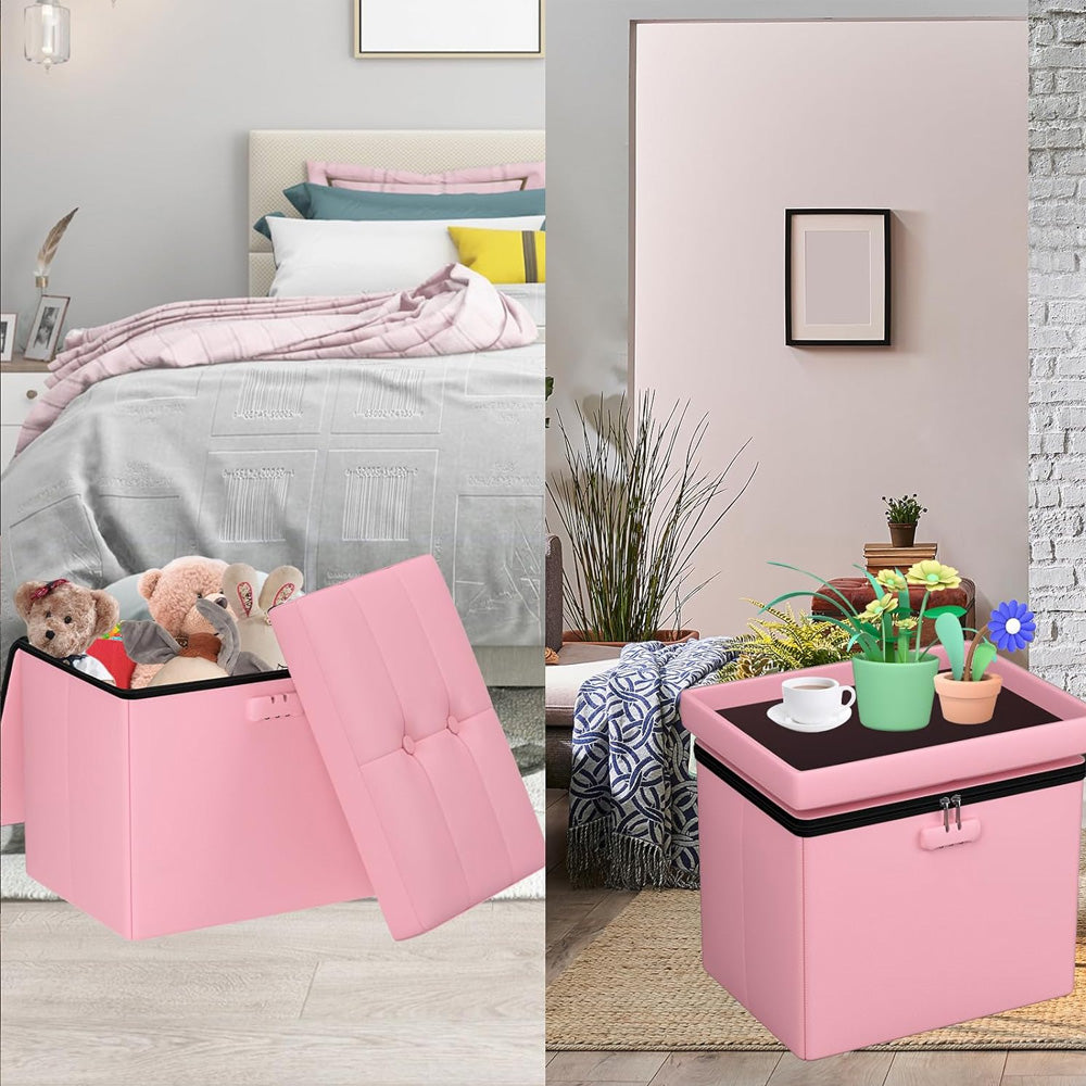 M Size Fireproof Storage Ottoman