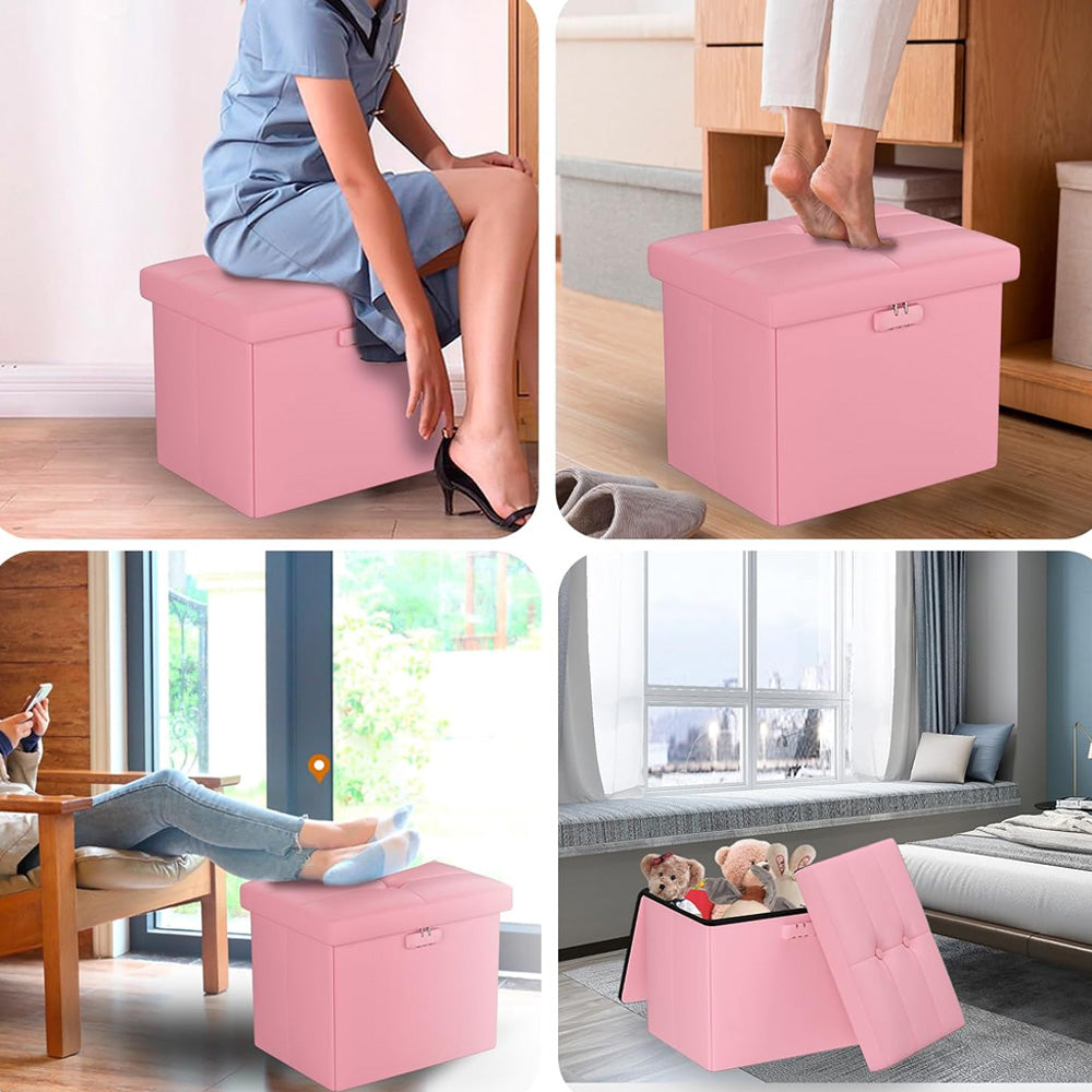 M Size Fireproof Storage Ottoman