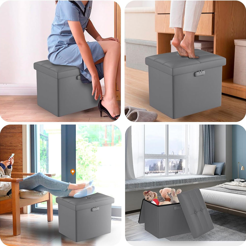 M Size Fireproof Storage Ottoman
