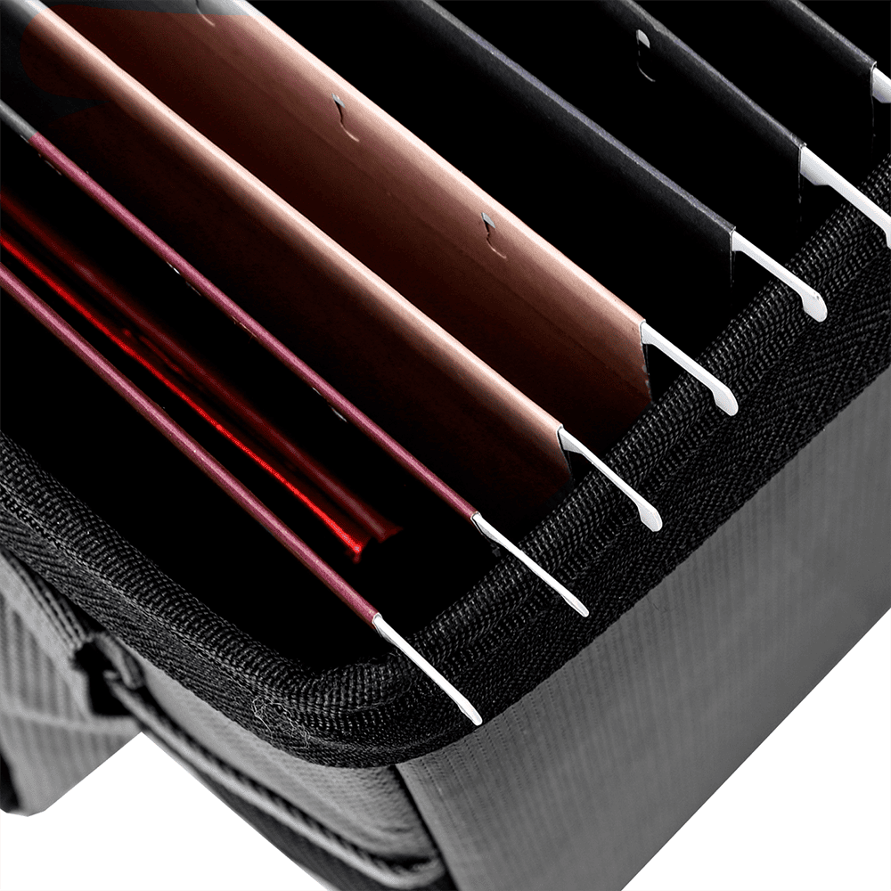 Fireproof File Storage Box Organizer Collapsible Document Safe Case
