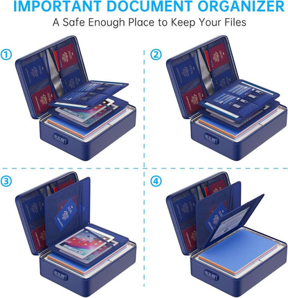 ENGPOW Fireproof Document Bag with Lock