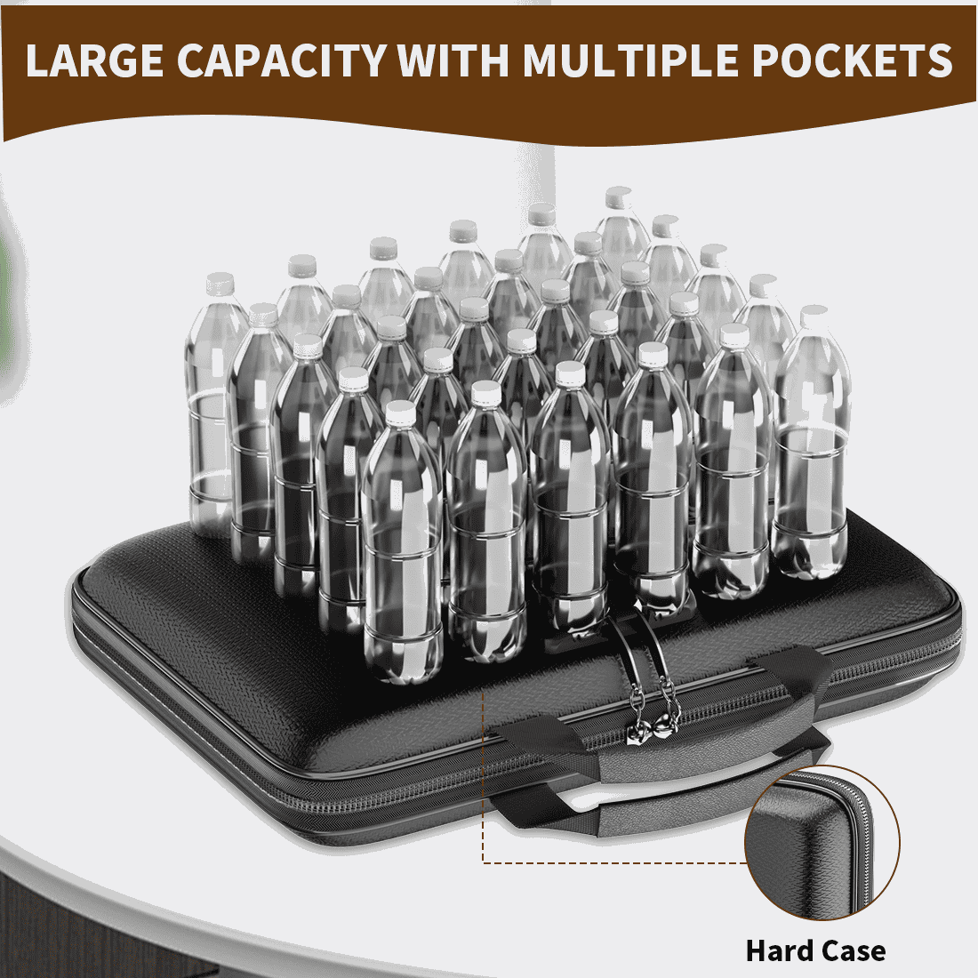 Multifunctional 12-page Hard EVA Color Accordion Folder