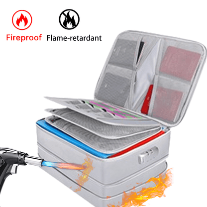 Fireproof Waterproof Document Storage Bag Taller Important Paper Safe
