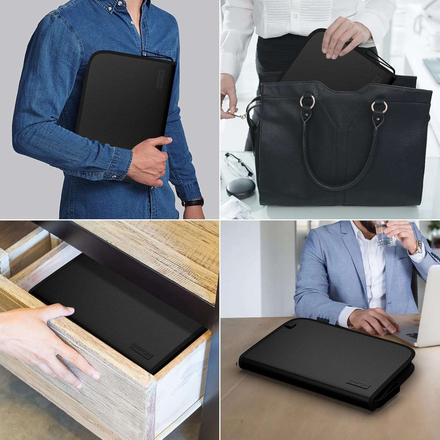 ENGPOW Expanding File Folder with Multi-Function Folder