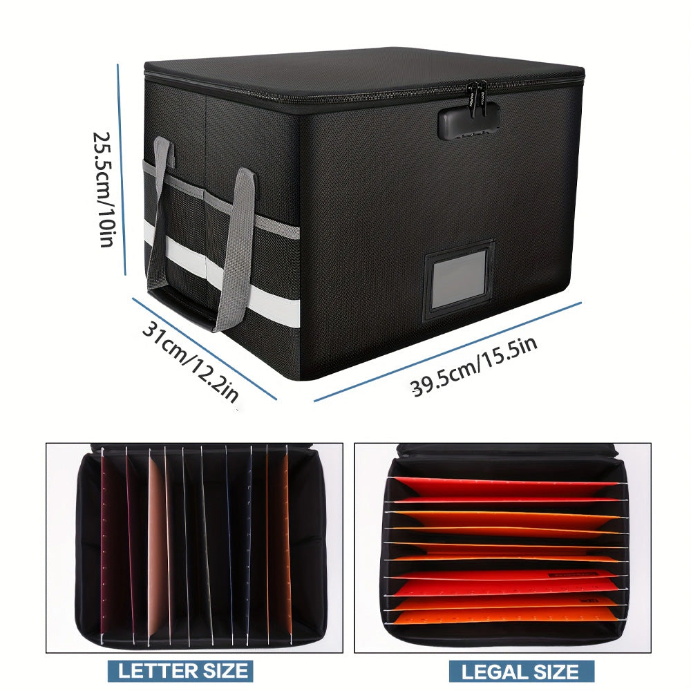 document storage box dust-proof fireproof and waterproof