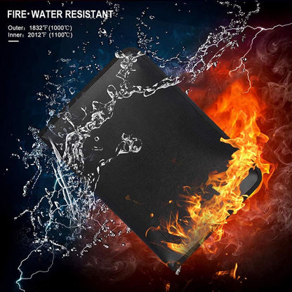 ENGPOW Fireproof & Waterproof Expanding File Folder Important Document Organizer Bag