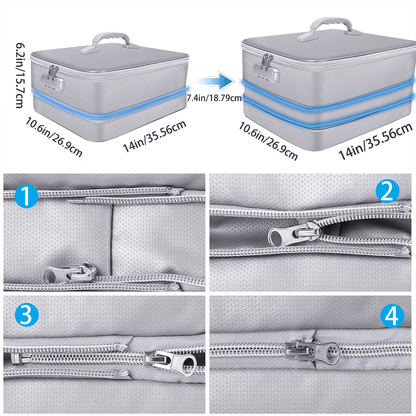 Fireproof Waterproof Document Storage Bag Taller Important Paper Safe