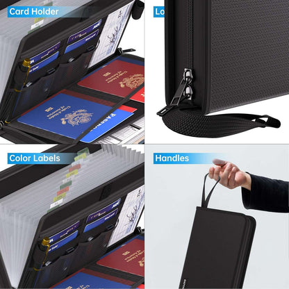 ENGPOW Accordion Receipt Coupon Organizer