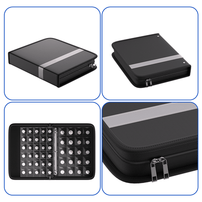 Fireproof Coin Collection Book Waterproof Album Binder Holder Box