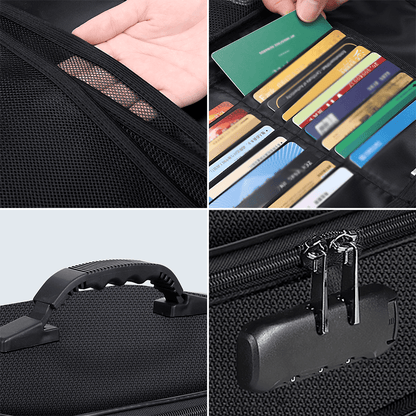 Fireproof Document Storage Bag Waterproof Document Organizer File Bag