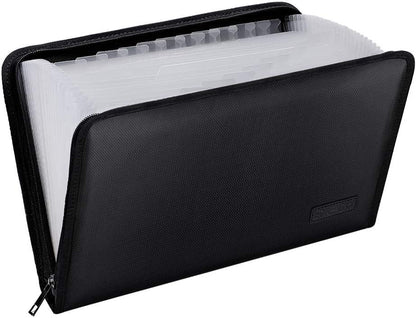 ENGPOW Fireproof & Water-Resistant 13-Pocket Accordion File Folder Organizer