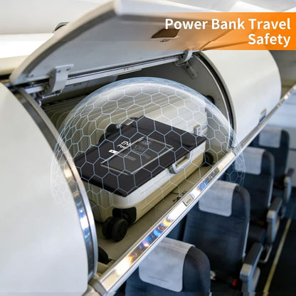 ENGPOW Fireproof Power Bank Bag: Explosion-Proof Electronic Case (9"x7")