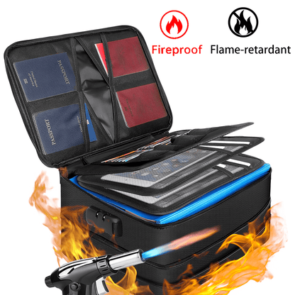 Fireproof Document Storage Bag Waterproof Document Organizer File Bag