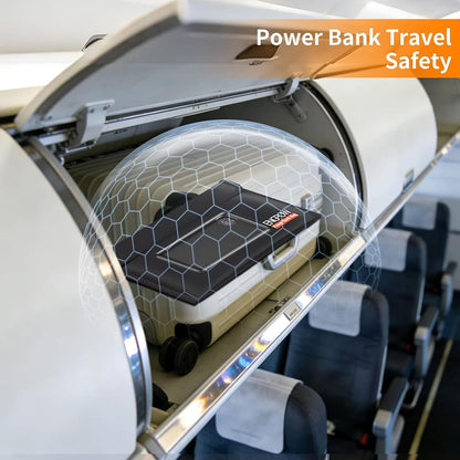 ENGPOW Fireproof Power Bank Bag: Explosion-Proof Electronic Case (10.6"x6.7")