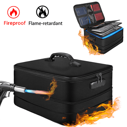 Fireproof Document Storage Bag Waterproof Document Organizer File Bag