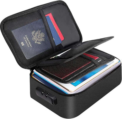 ENGPOW Fireproof & Water-Resistant SmallDocument Organizer with Lock