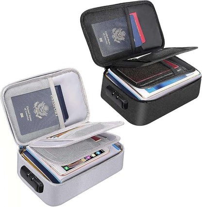 ENGPOW Fireproof & Water-Resistant SmallDocument Organizer with Lock