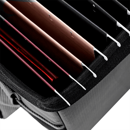 Fireproof File Storage Box Organizer Collapsible Document Safe Case