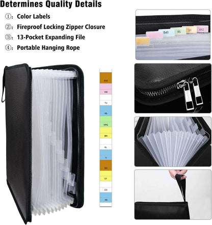 ENGPOW Legal Size Expanding File Folder