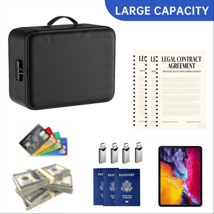 ENGPOW Fireproof Document Bag Set Portable Home Travel File Storage Pouch