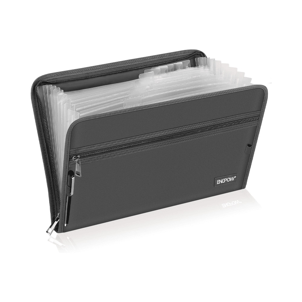 ENGPOW Fireproof & Waterproof Expanding File Folder Important Document Organizer Bag