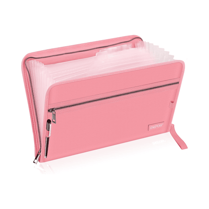 ENGPOW Fireproof Accordion File Organizer - Gray (13 Pockets)