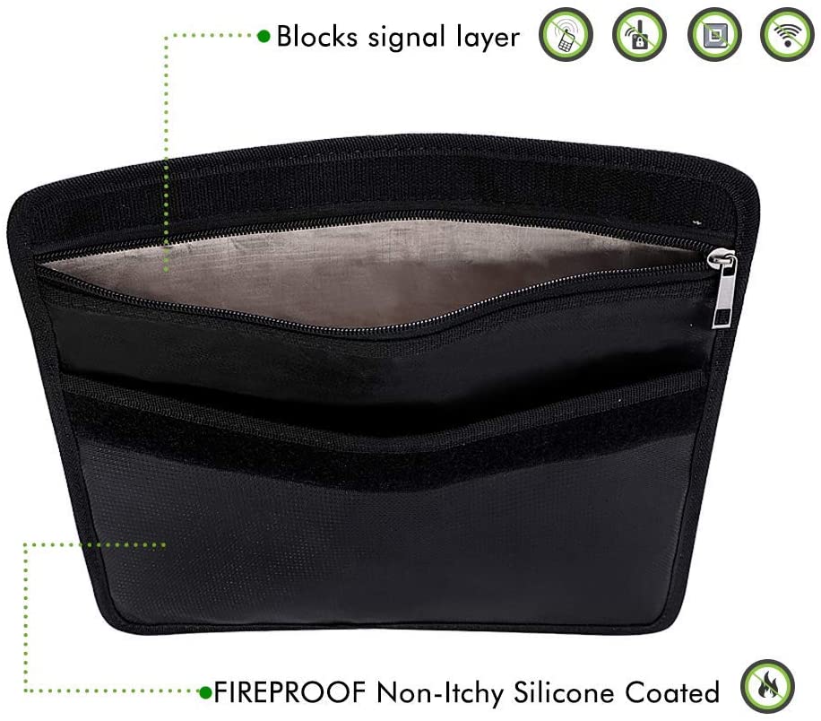 ENGPOW Faraday Bag Fireproof Signal Blocking Bag