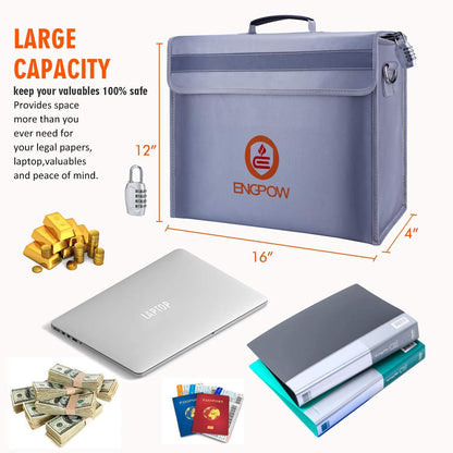 Fireproof Safe Fireproof Document Bag Money Bag