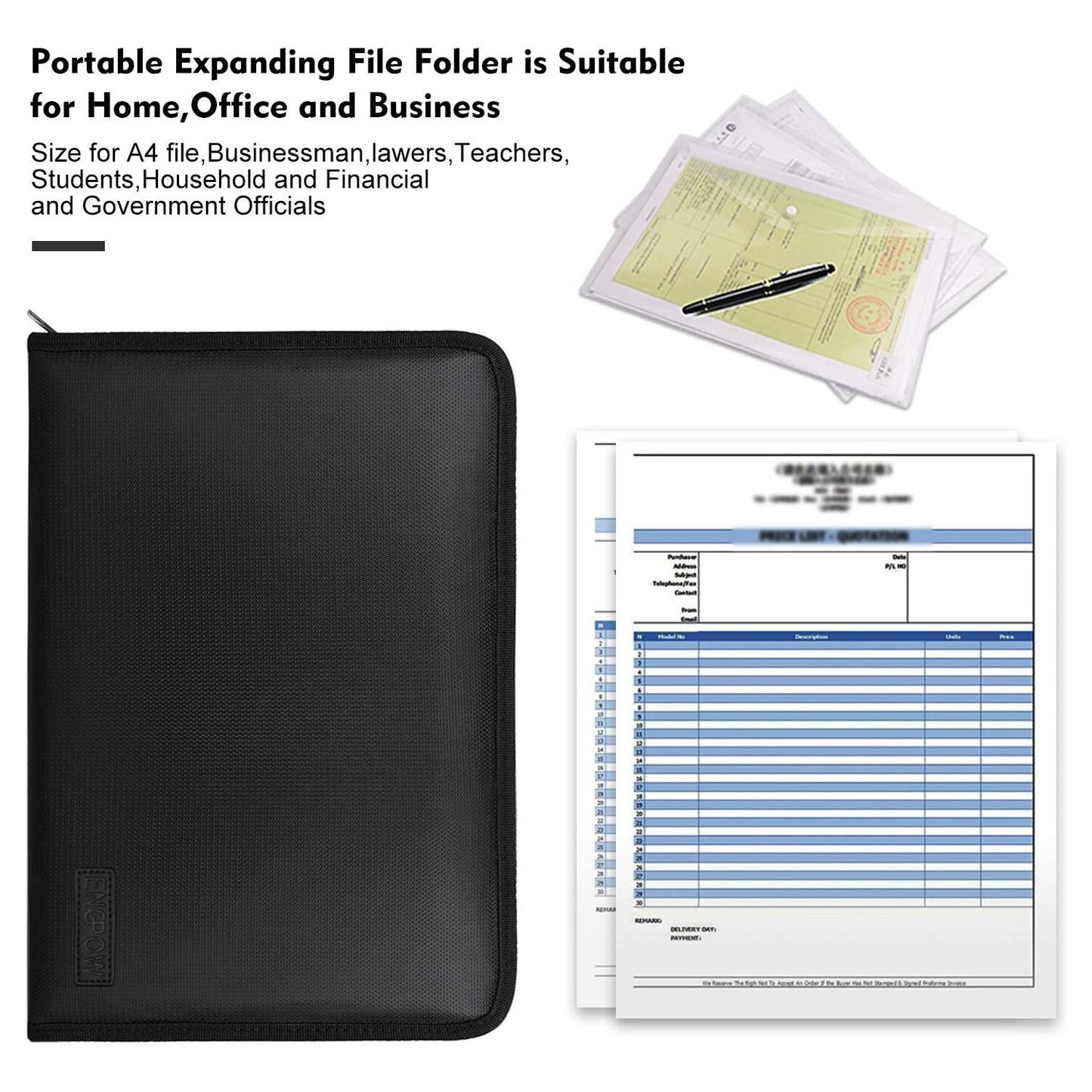 Fireproof File Folder