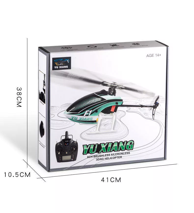 F01 6 CHANNEL FLYBARLESS HELICOPTER